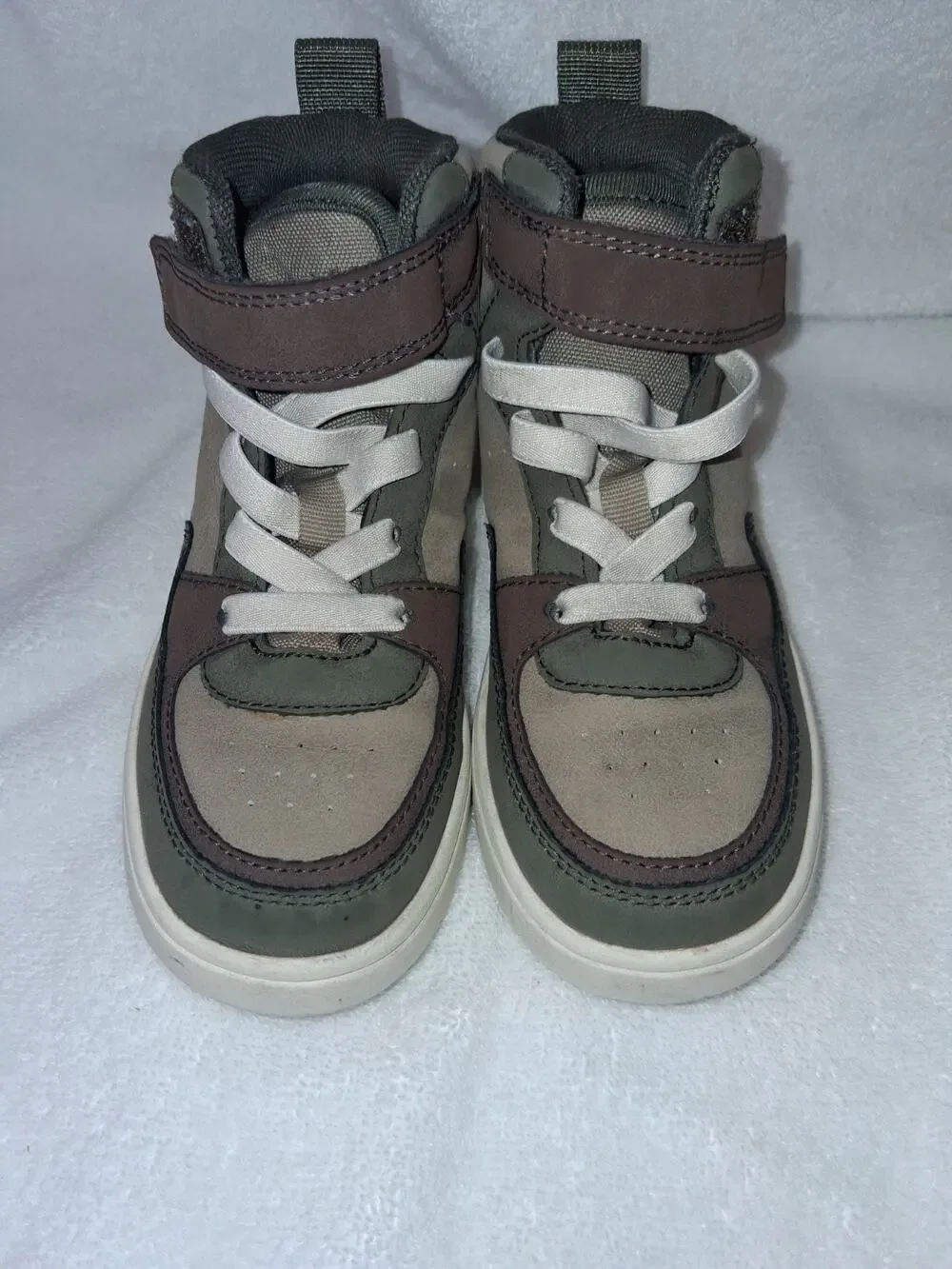 H&M Keith Haring Kid’s Brown High Top Shoes Size 10-EU Kids Boys & ❤️ Pre-owned